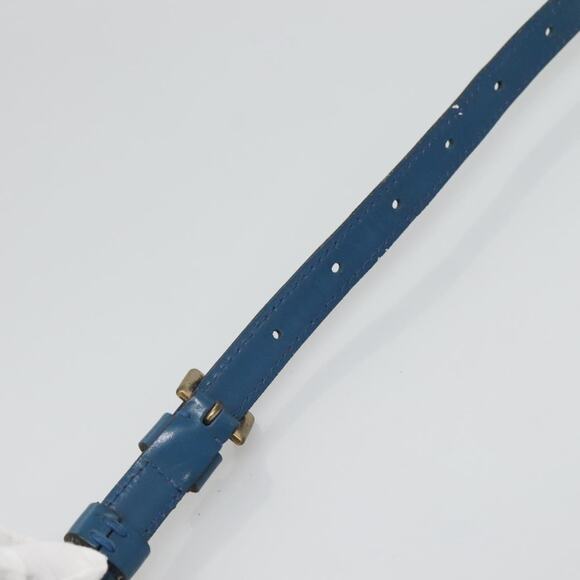 LOUIS VUITTON Epi June Feuille Shoulder Bag Blue M52155 - Picture 8 of 16